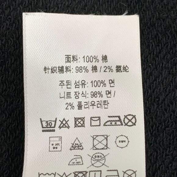 CM0449 Burberry Black Sweatshirt With Red Logo Print Medium - Picture 7 of 8